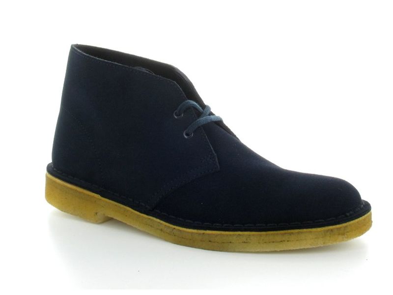 clarks desert boot midnight blue