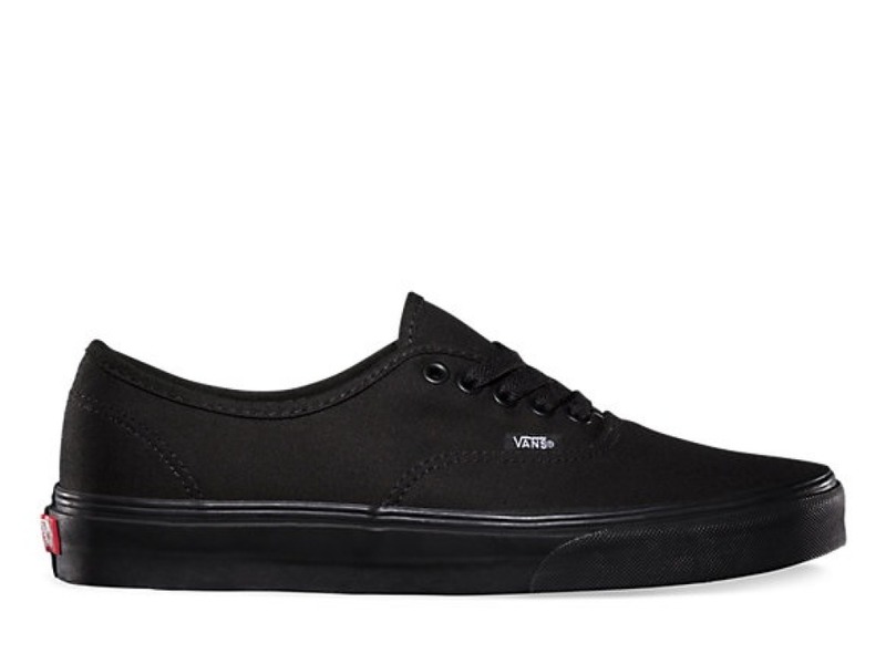 zwarte vans authentic
