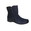 Nubuck/python combi blauw