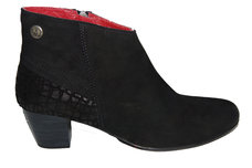 Nubuck/croco fantasy blauw