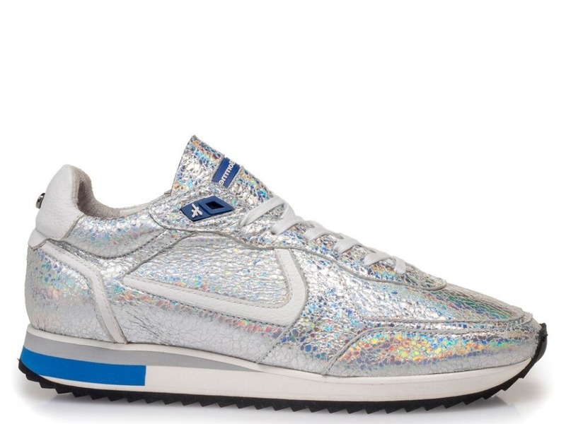 Van Bommel/Floris Veterschoen runner Licht Blauw | Contessa Modeschoenen