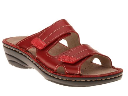 Rohde - Zuecos Para Mujer, Color Rojo Weinrot 48, 35.5 EU