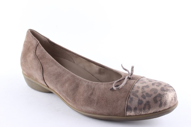 5661 Damesschoenen H Combi Durea Taupe Wijdte CtQdrsh