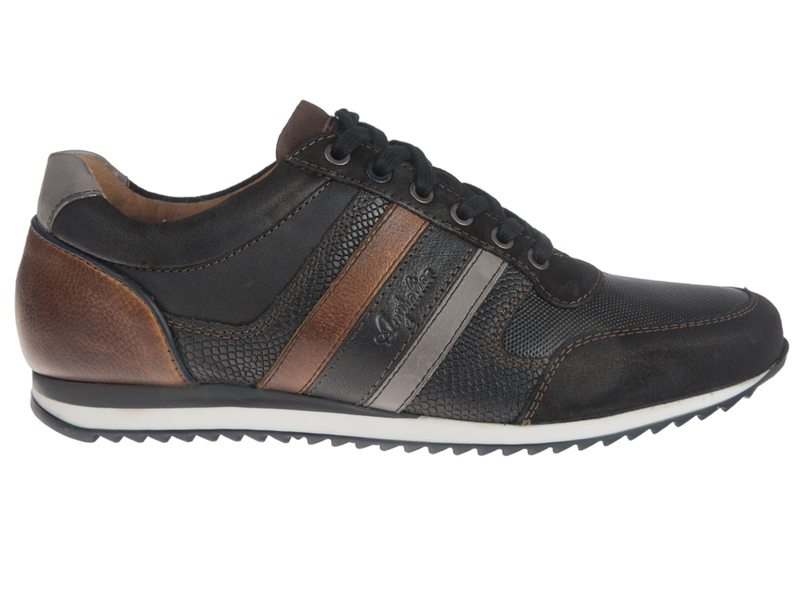Australian Cornwall heren sneaker Zwart - Schoenen.nl