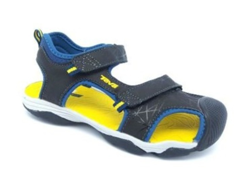 Teva-6840 MBOB-Zwart combi-Dames-Slippers-Platte Hak