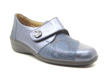 Blauw met combinatie