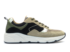 Beige black