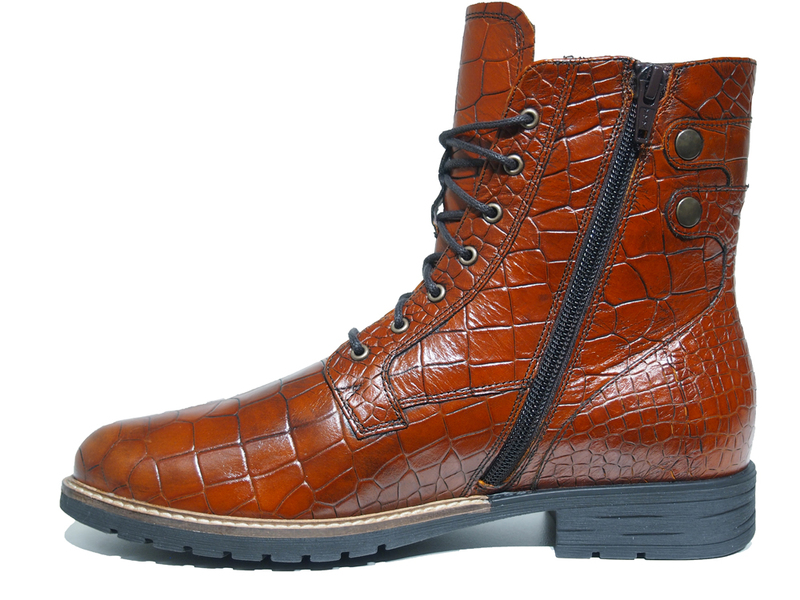 Durea 9709 veterboot dames lak zwart E | Schutrups Schoenen Exloo