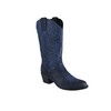 Sendra 11627 Westernlaars Suede Donker Blauw